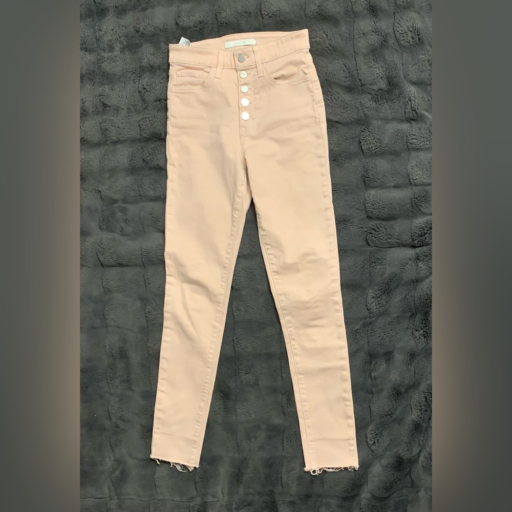 Joe’s pink skinny jeans
